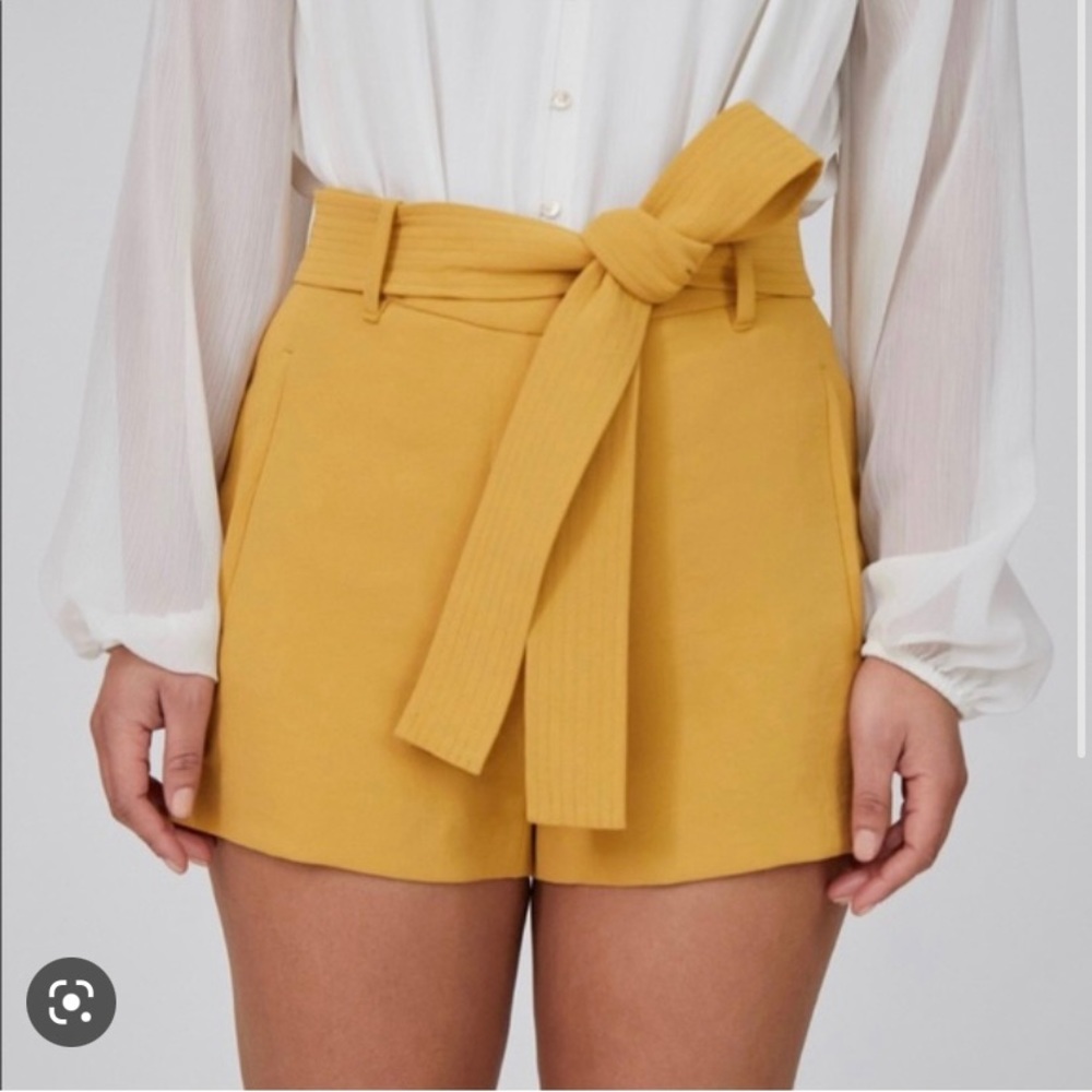 Wilfred tie-front shorts